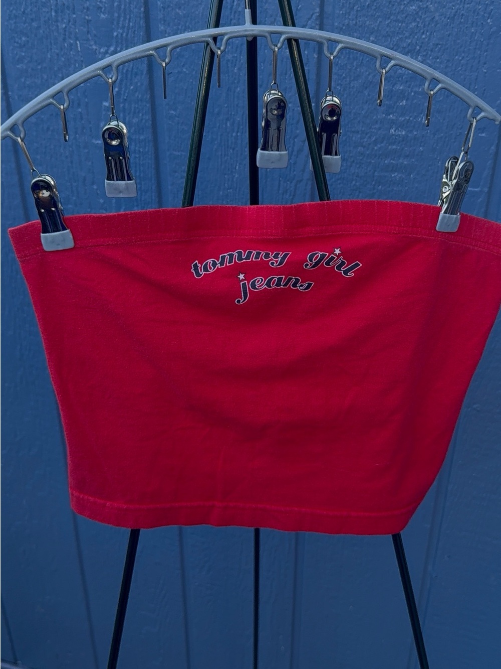 Tommy Hilfiger Red Tube Mini Skirt